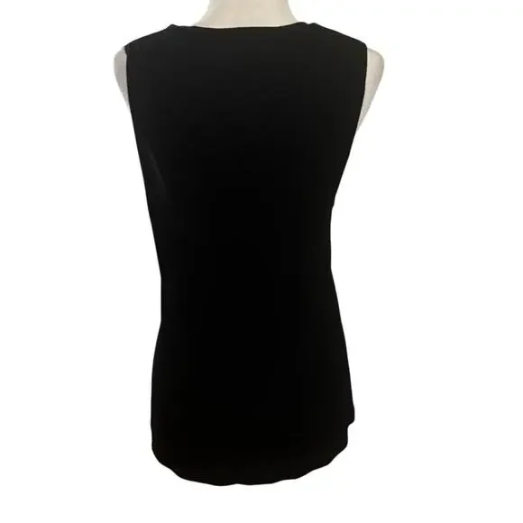 Haute Hippie Black Horse Graphic Sleeveless Top – Size S Muscle Tee Rocker Chic - Picture 4 of 5